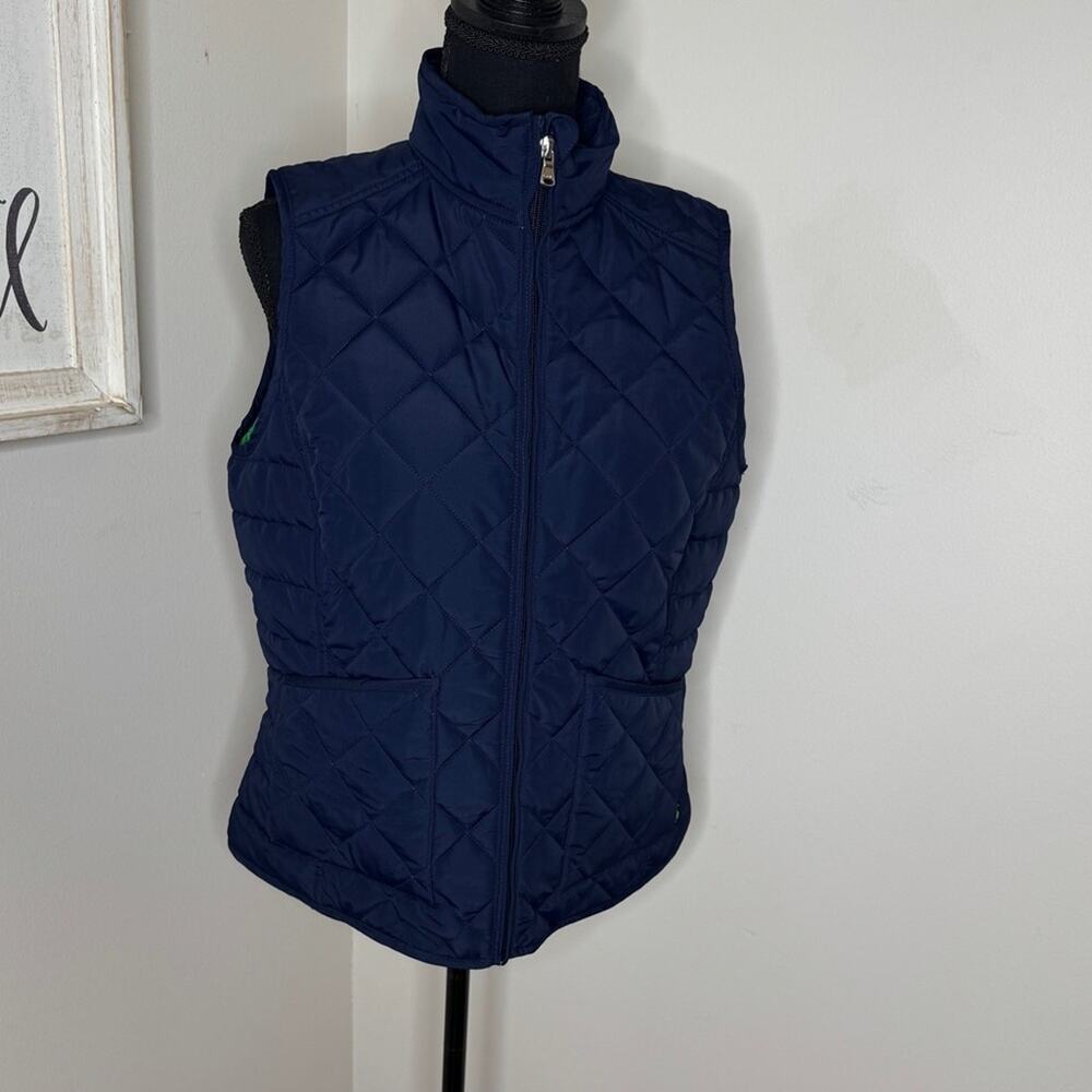 Lauren Ralph Lauren Navy Quilted Puffer Vest Size L